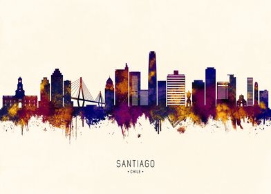 Santiago Chile Skyline