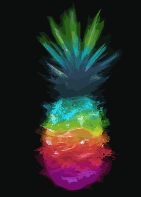 Rainbow Pineapple