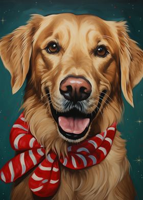 Golden Retriever Love Art