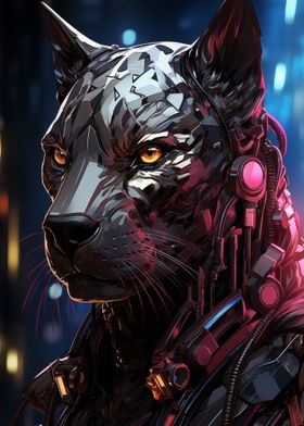 Cyberpunk Panther