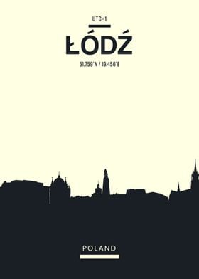 Lodz Skyline Poland