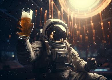 Astronaut Space Suit Beer