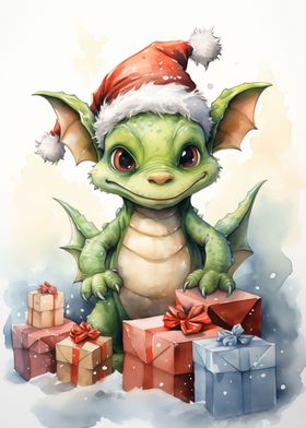 Merry Tiny Dragon Xmas