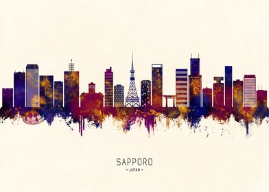 Sapporo Japan Skyline