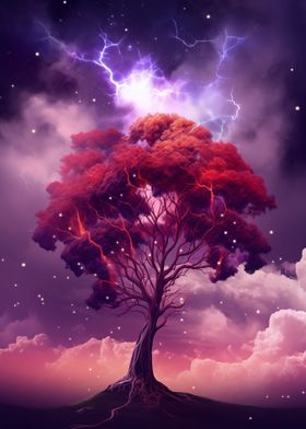 Thunderstorm And Tree