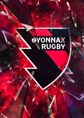 Oyonnax Rugby Broken Glass
