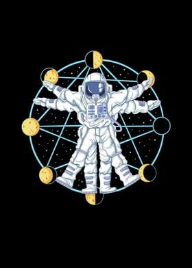 astronaut vitruvian