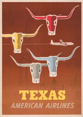 Texas Travel Poster