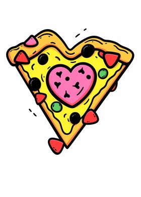 Pizza Heart Slice