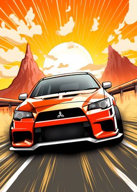 Mitsubishi Lancer Evo Art