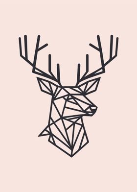 Deer Geometric Design