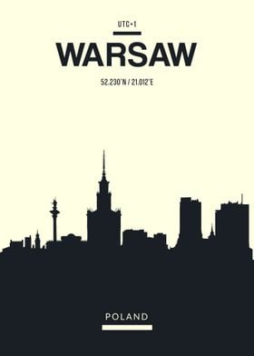 Warsaw Skyline Poland
