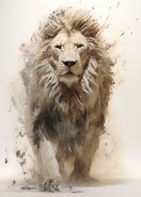 Portait of a lion