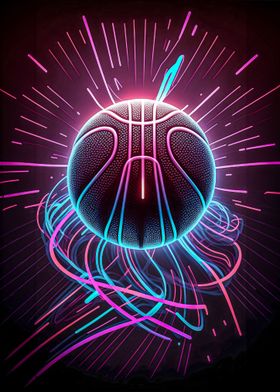 Basketball Sport Colorful