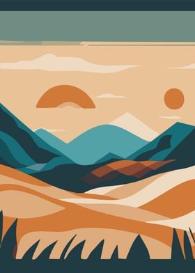 Boho Minimal Landscape