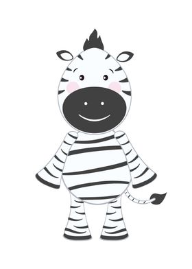 Little Cute Zebra