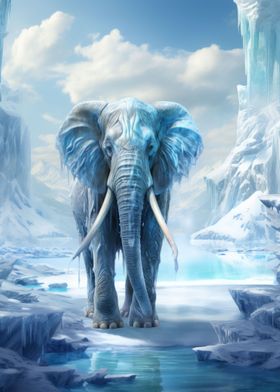 Fantasy Frozen Elephant