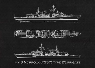 HMS Norfolk F230 Type 23