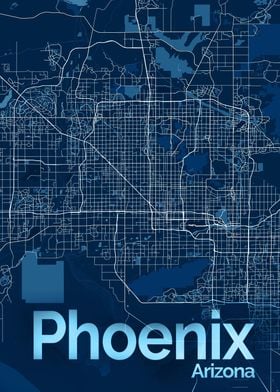 Phoenix City Street Map
