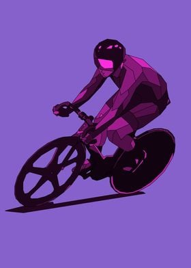 Track Cycling Pop Art