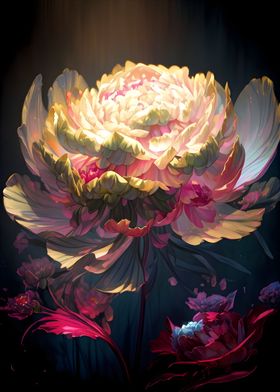 Graceful Peony Whispers