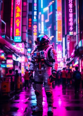 Astronaut in the City