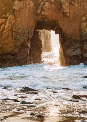 Keyhole Arch Big Sur Photo