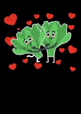 Cute Lettuce Couple