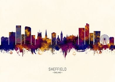 Sheffield England Skyline