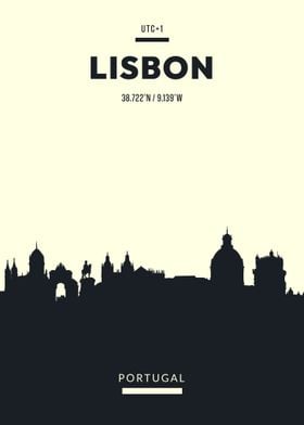 Lisbon Skyline Portugal