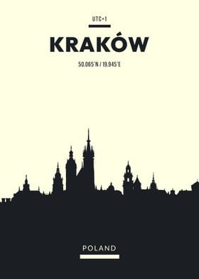 Krakow Skyline Poland
