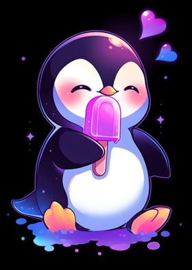 Penguin Loves Popsicles