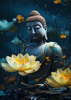 Spiritual Buddha Statue