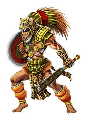 Aztec Jaguar Warrior