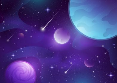 Stars and Planets Poster