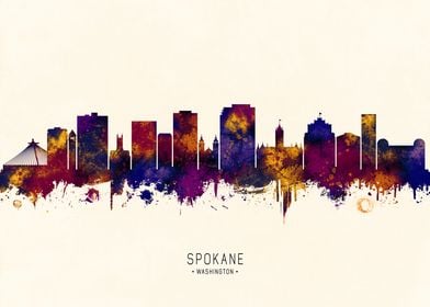 Spokane Washington Skyline