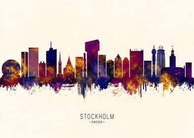 Stockholm Sweden Skyline