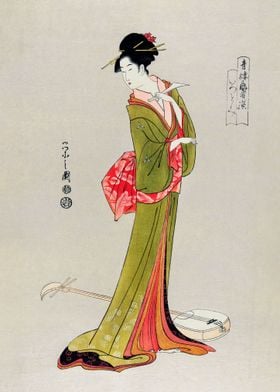 Japanese woman in kimono