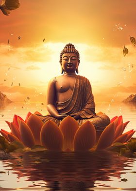 Spiritual Buddha Statue