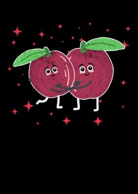 Cute Passionfruit Couple