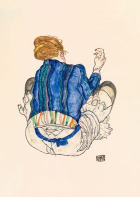 Seated Woman Back View