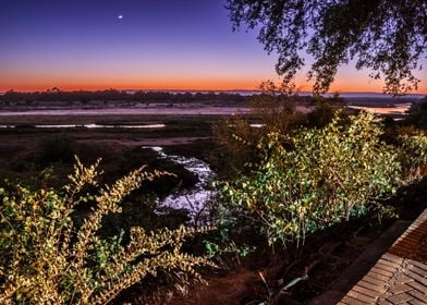 Sunset in Kruger Park