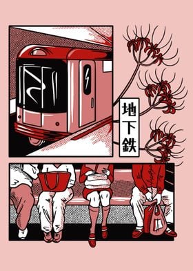 Japanese Metro Train