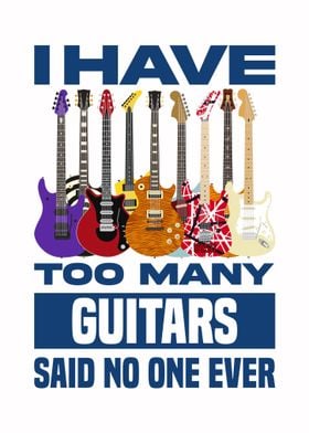 I Have Too Many Guitars 