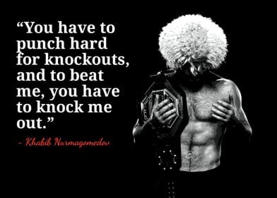 Khabib Nurmagomedov quotes