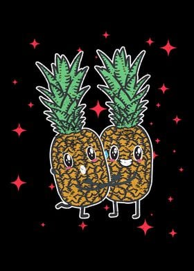 Cute Pineapple Couple