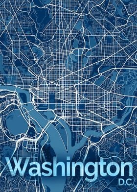 Washington City Street Map