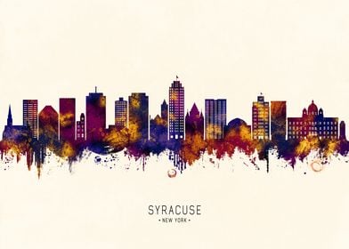 Syracuse New York Skyline