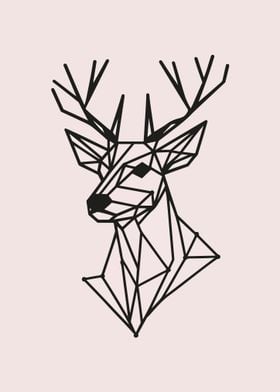Deer Low Poly Style