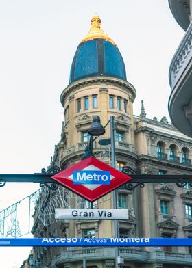 Gran Via metro Madrid
